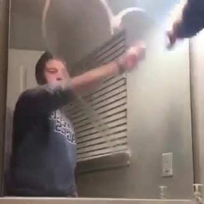A heart in the mirror
