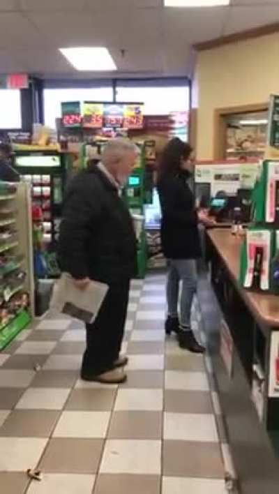 Unhinged Bitch destroys a grocery store and acts cutesy about it