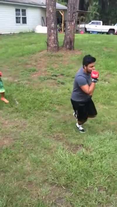Spinning back fist