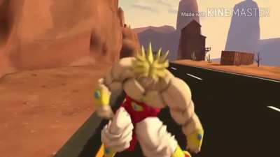 broly dancing