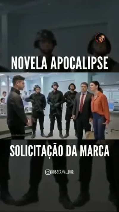 Trecho da Novela Apocalipse (2017) - Qualquer semelhan&ccedil;a com a realidade &eacute; mera coincid&ecirc;ncia.