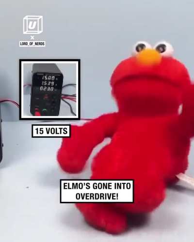 Too much for Elmo