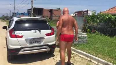 &ldquo;Eu tamb&eacute;m pago (imposto), por isso que eu to pegando"... litoral do estado, Pontal do Paran&aacute;.