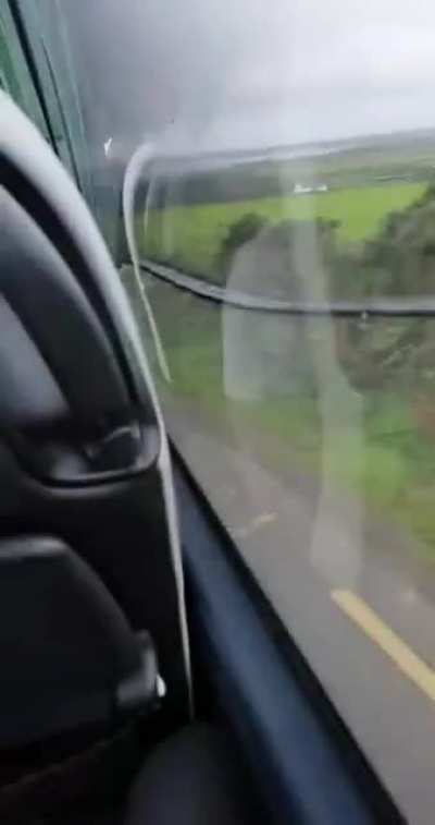 water stuck in window on my school bus