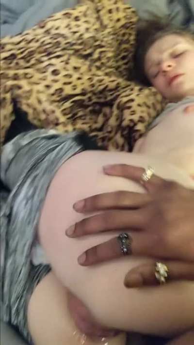 She loves black cock up her ass