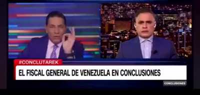 Un clip de la entrevista de Fernando del Rinc&oacute;n a Tarek William Saab. Por esto es que no hay libertad de prensa en Venezuela.  