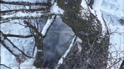 Fresh drone drops 😈 by the 110th Mechanized brigade 🦉 in the Avdiivka area 