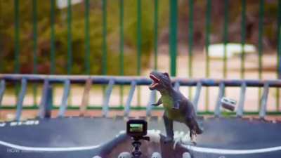 Previously unseen footage of the meteor impact that wiped out the dinosaurs...