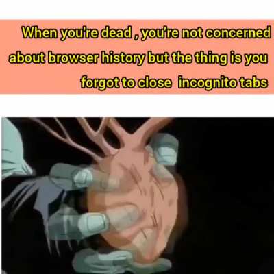 never forget to close Incognito tabs!!!!!!