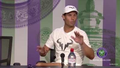 When you go back in time and try to warn Rafa that he&rsquo;s going to be eliminated in the quarter-final of a clay court tournament&hellip;