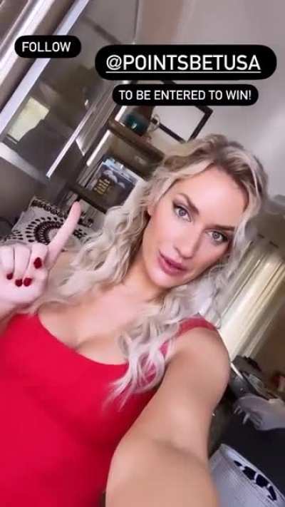 in red