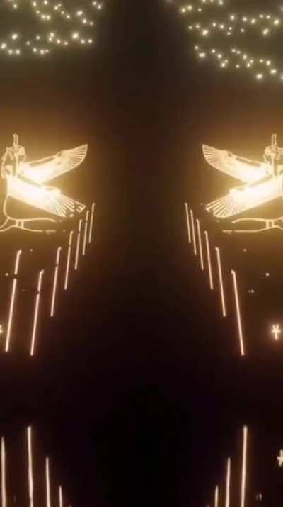 A sneak peek from the openning to the grand egyptian museum it will be the largest in the world and we call it "the fourth pyramid"