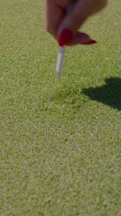 Paige | 'how to fix a pitch mark' | IG | October 2023 