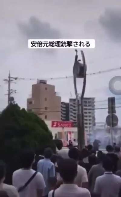 Full/Clear Camera Angle of the Moment Former PM of Japan, Shinzo Abe, is Shot