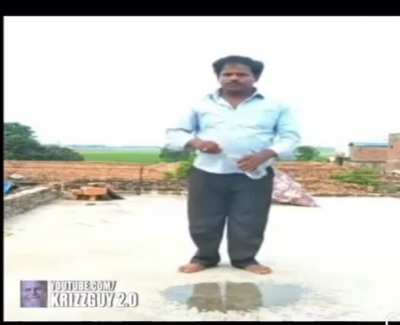 Under mineral water