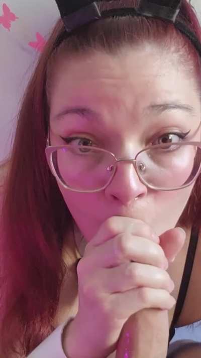 Licking the cum off his cock