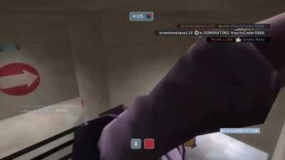 This is the best trickstab I have ever seen. It's like the game thought my face was a back