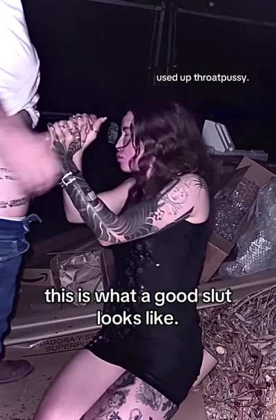 She's a good slut
