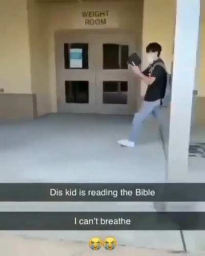 How Bruce was doing Harry Potter spells in school