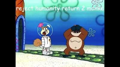 patricc embraces monke