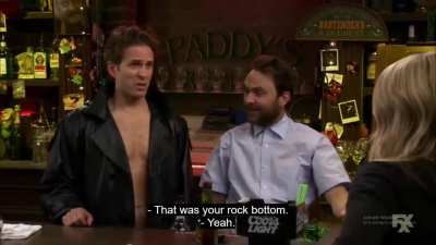 "Stuff it down with some brown."