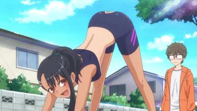 Tempting Senpai with her pussy