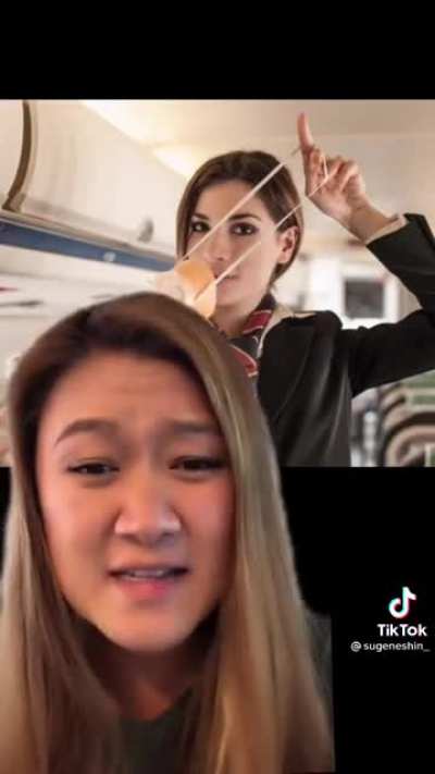 Woman tries to convince you that airplanes want you to die instead of getting injured