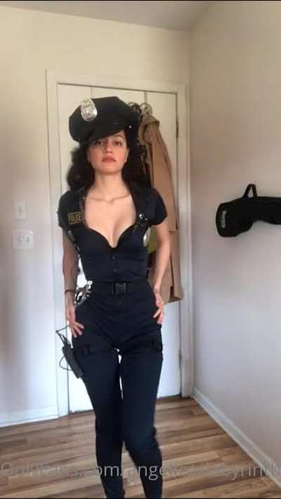 Full Video of Angelica Cop dance On Onlyfans.👮&zwj;♀️🚔for the boys.. since there's only parts of this on here