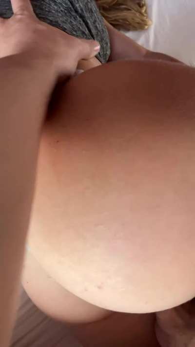 Panties to the side for easy access