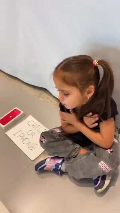 IPhone or a kid?