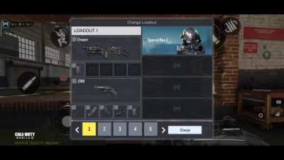 You can change the new chopper to old one in gunsmith👍