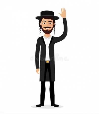 me saying hi to my jewish neighbors in the morning