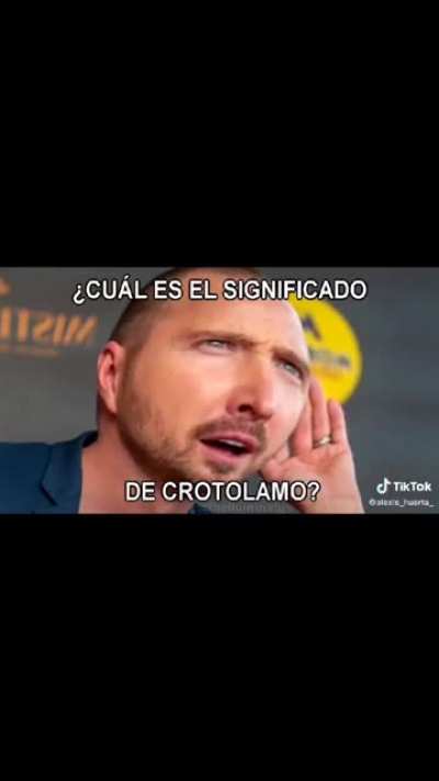 &iquest;Que es crotolamo?