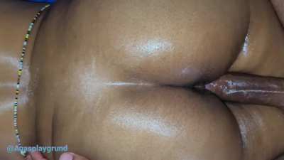 I moan as he tries putting it in my Ass after he was in my pussy
