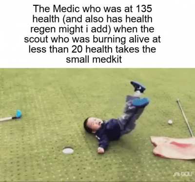 BuT i'M THE mEdIc Only I GeT tO TaKe MedKiTs!!!!!1!!!!