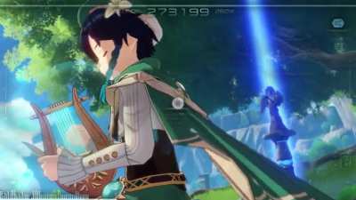 venti plays "the big black" on the holy lyre
