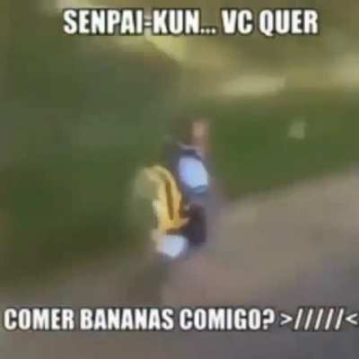 Voc&ecirc; quer comer bananas comigo ? OwO &amp;gt;///&amp;lt;