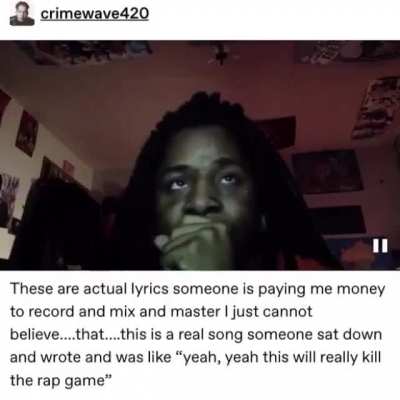 This is the worst lyrics i ever listened too.