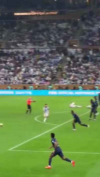 Handball in the play leading to France's second penalty.