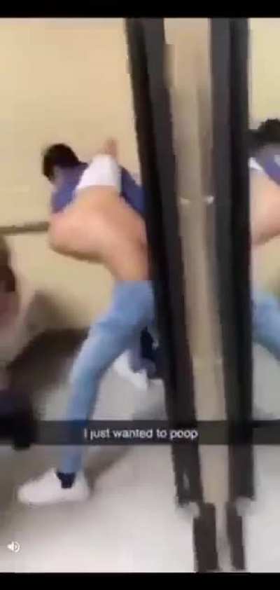 He just wanted to poop