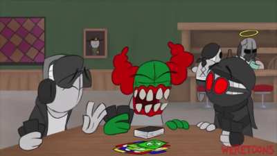 Tricky plays Uno