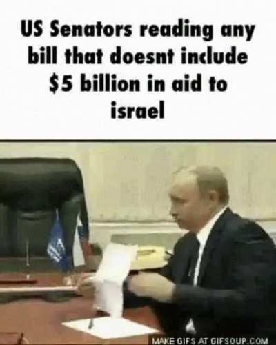 "how can I pass this, there's no funds for aiding Israel"