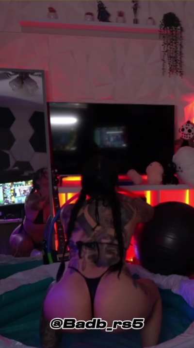 How’s the jiggle from back there?