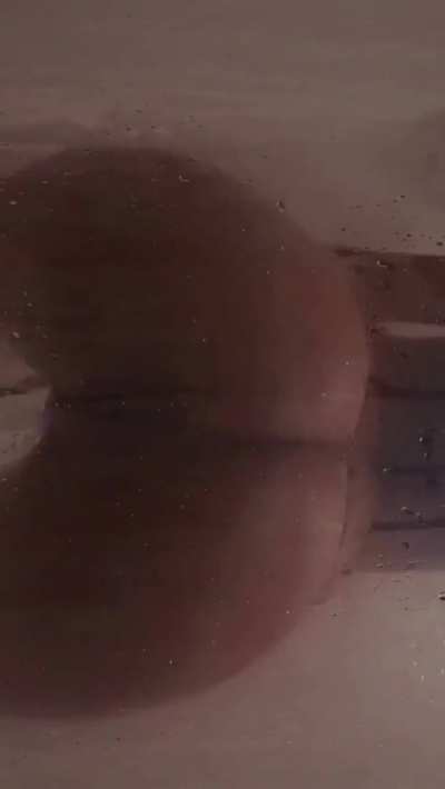 "You're lucky that the glass is separating us babygirl~"