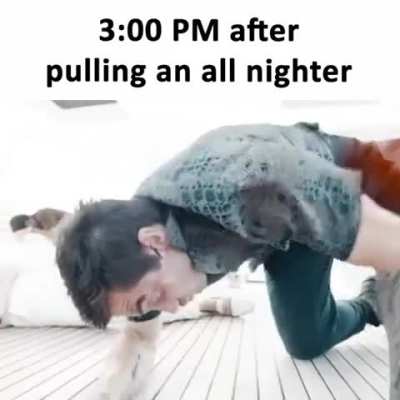 Gotta stay awake long enough to reset...