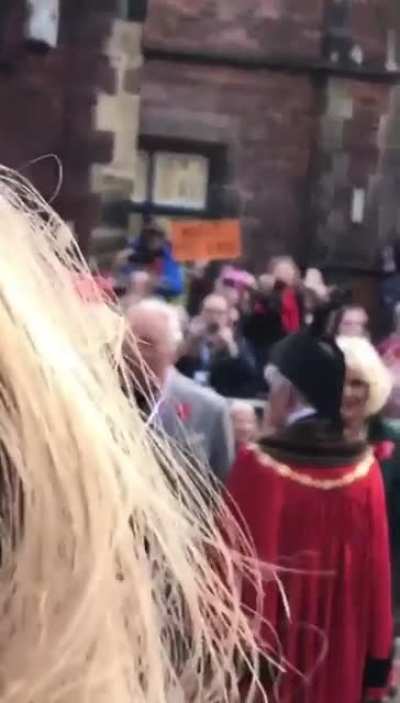 Charlie getting egged in York today&hellip;