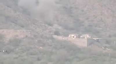 Hothi soldier gets direct hit from saudi tow missile,date unknown