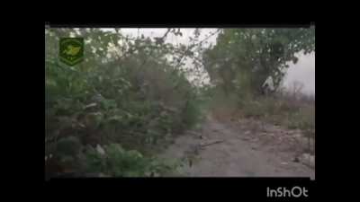 [Myanmar/Burma] Unicorn Guerrilla Force ambush pro-Junta Pyusawhti that were driving to Mingun after drinking at a birthday party. (4/20; music from source)