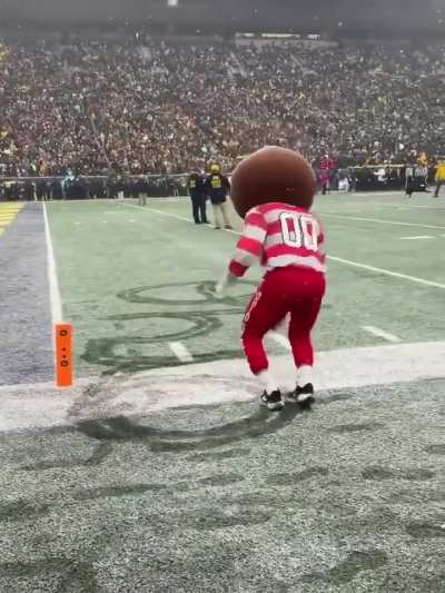 Is Brutus the greatest mascot troll in college football history or is there something better?