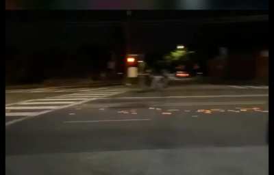 Truck plows through BLM protest in Portland Aug 5, 2020